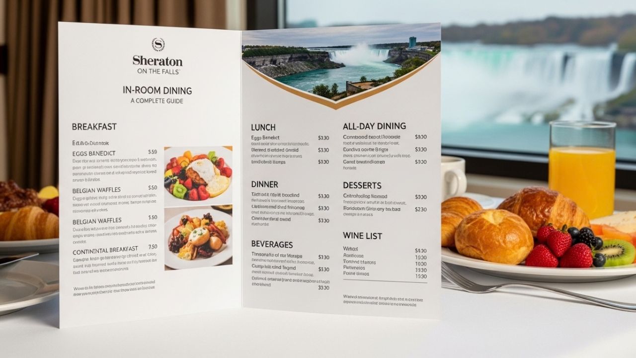 Sheraton on the Falls Room Service Menu
