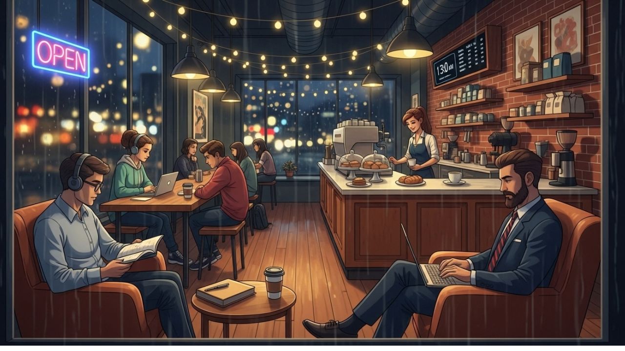 Coffee Shops Open Late