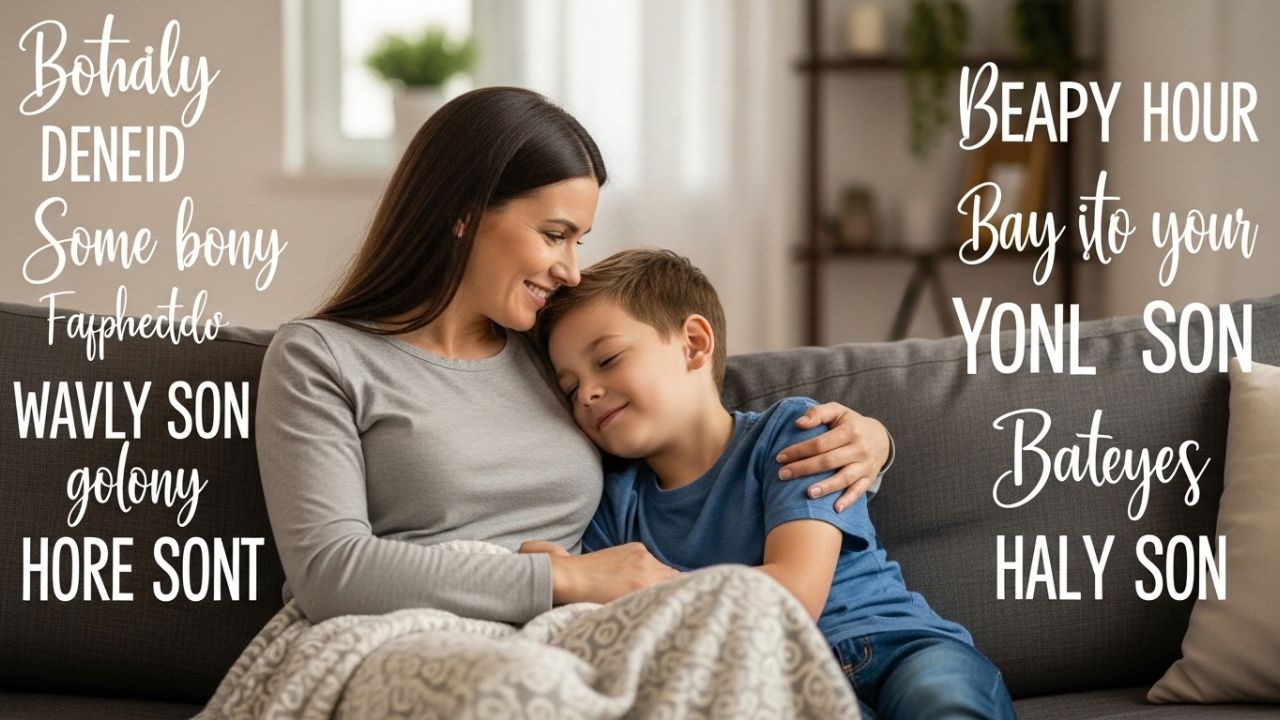Sayings for Mom and Son